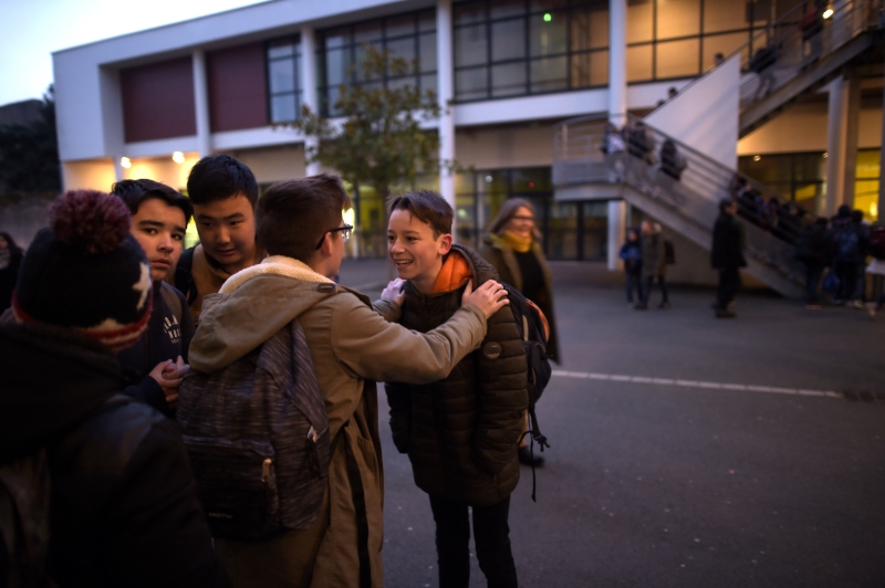 Arrivée de Kylian au collège