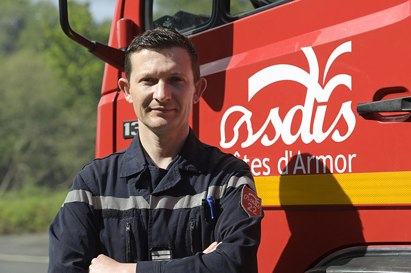Le capitaine Benjamin Gaspaillard, adjoint à la cheffe de groupement des ressources humaines et de la formation : "Concernant le secours aux personnes, les aides techniques, comme le matériel, ont évolué et nécessitent moins de force physique." (photo Thierry Jeandot)