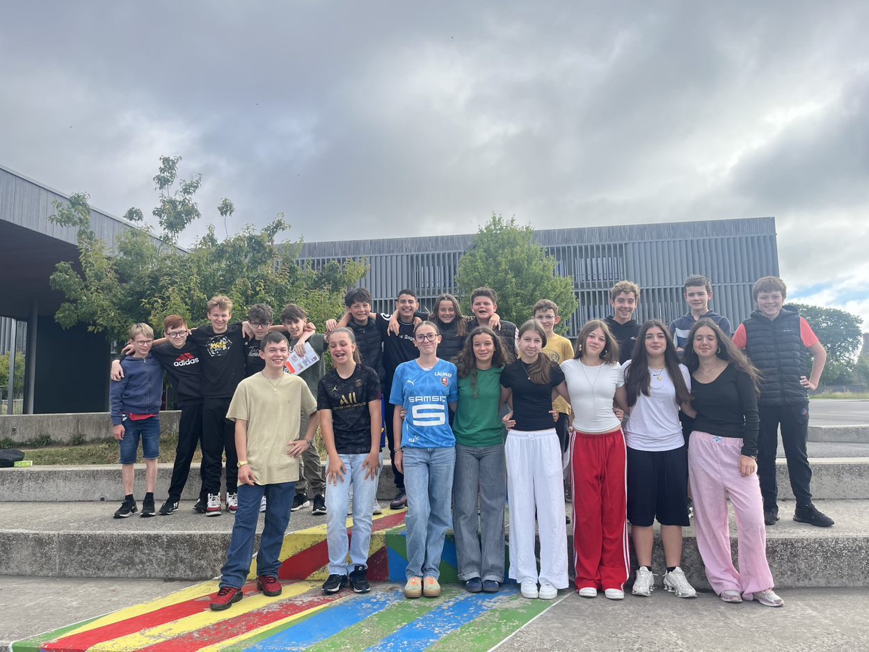 Ces élèves ont mené le projet "Tolérance"