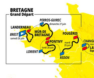 Perros Guirec Parcours Tour De France 2021 Bretagne ...