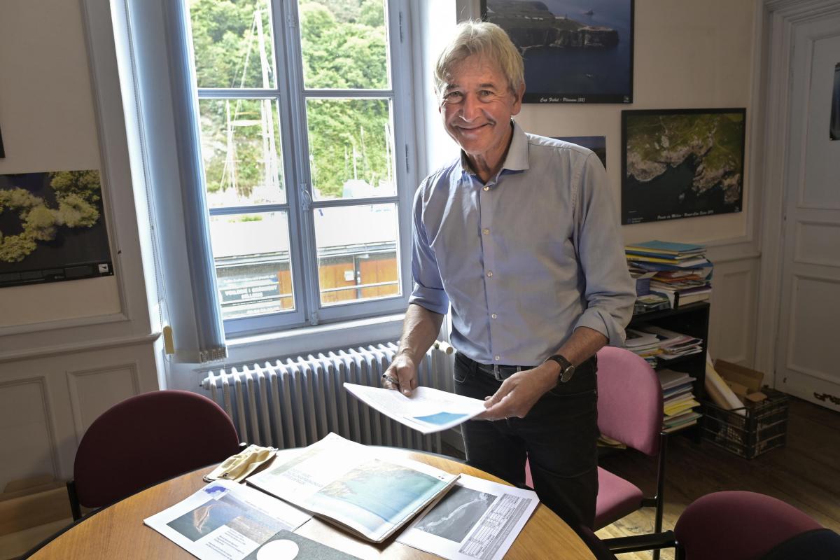 "En Bretagne, 9 millions de personnes visitent chaque année des sites littoraux", rappelle Didier Olivry, délégué régional du Conservatoire du littoral (photo Thierry Jeandot).