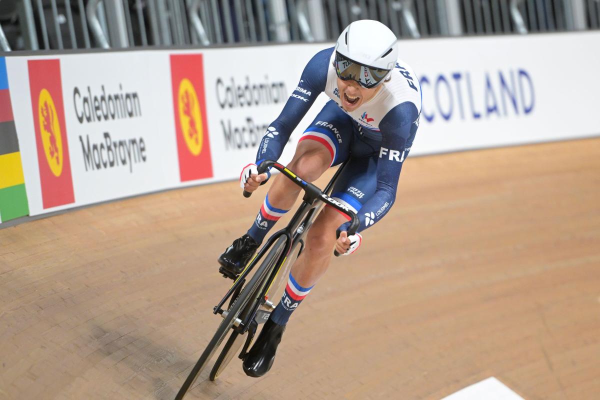 Le para-cycliste dinannais Gatien Le Rousseau, multi-médaillé au national et à l’international, est tout entier tourné vers la perspective d’exploits : concentré, réfléchi, ambitieux, organisé (© Jean-Baptiste Bénavent). 