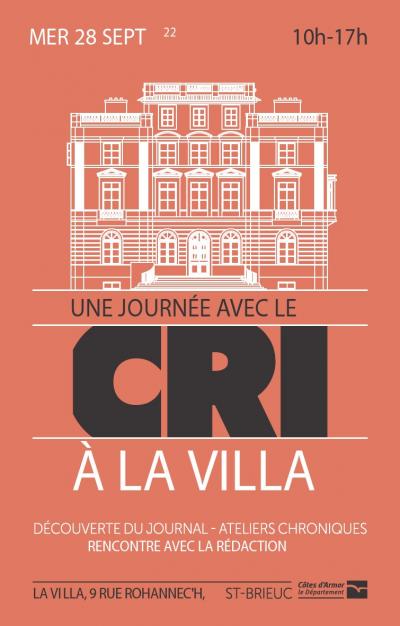 Affiche cri à la villa Affiche cri à la villa