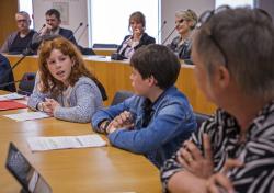 Les élèves du collège des Cordeliers