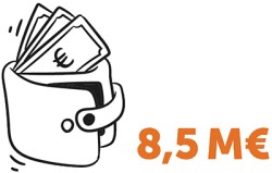 8,5 M€ de CONTRIBUTION IMPOSÉE AU REDRESSEMENT DES FINANCES PUBLIQUES