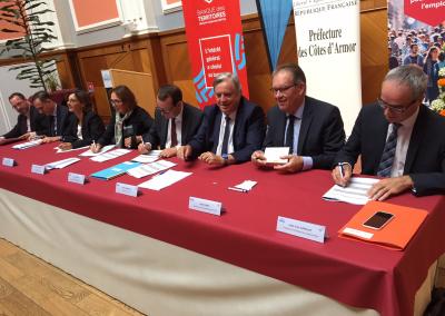 Signature de la convention &quot;Action coeur de ville&quot; pour Saint-Brieuc