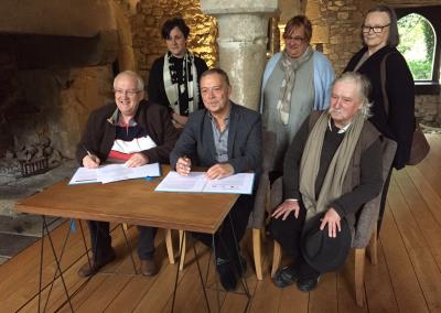 Point presse à l&#039;Abbaye de Beauport