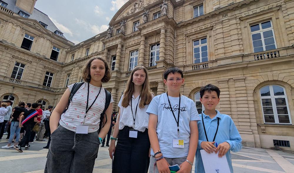… ou découvrir le Sénat à Paris. Photo Virginie Le Pape