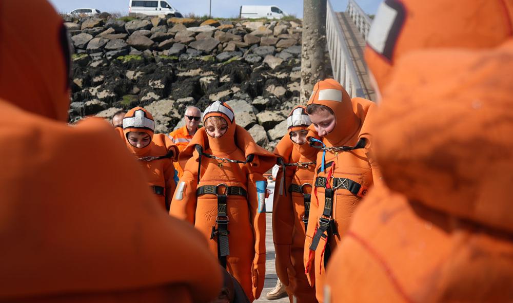 Concentration lors du briefing…